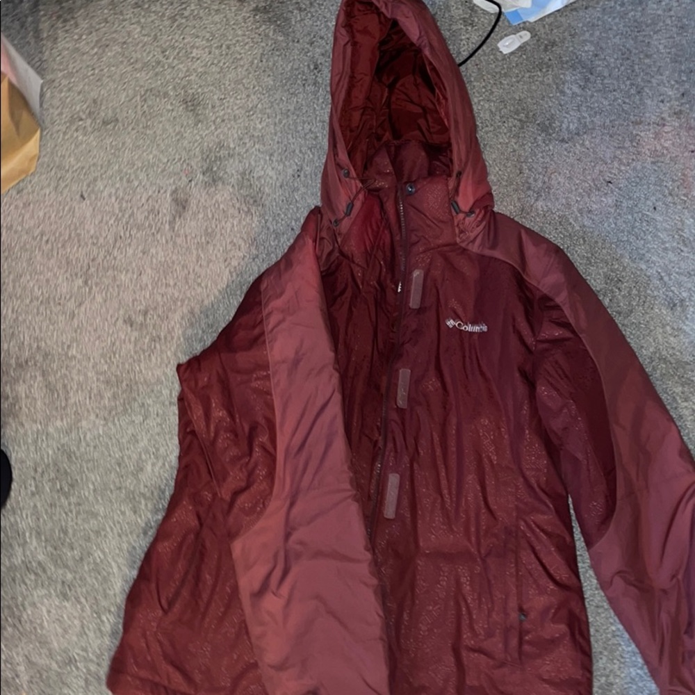 The warmest red winter coat